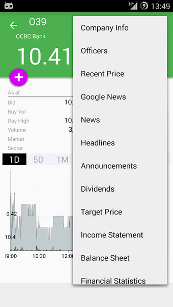 My SGX (Singapore Exchange)