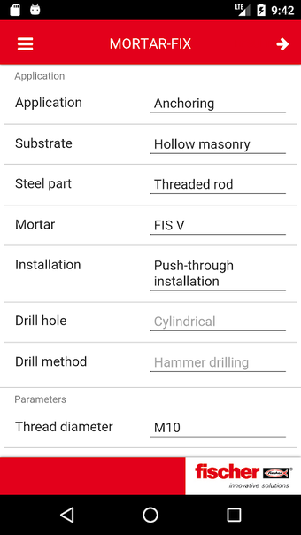 fischer MORTAR-FIX