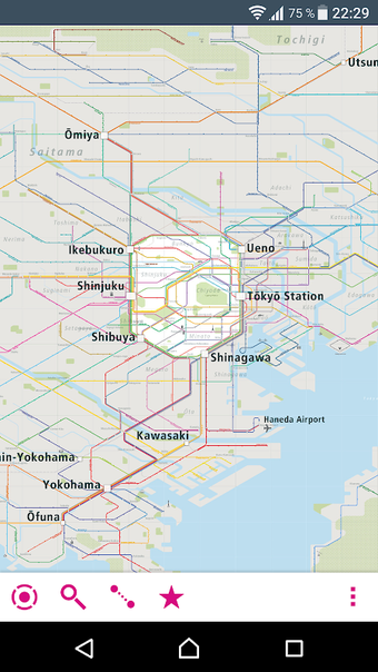 Tokyo Rail Map