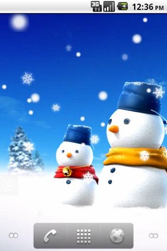 SNOWMAN LiveWallpaper Tri…的第0张图片