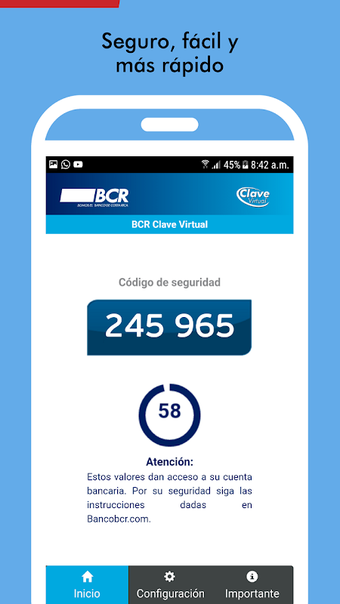 BCR Clave Virtual