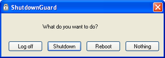 Image 1 pour ShutdownGuard