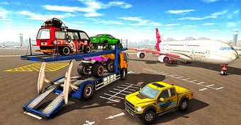 Bild 0 für Car loader truck driving …