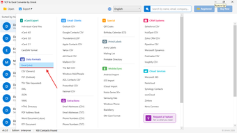 Image 0 pour Univik VCF to Excel Conve…