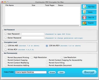 Coolmuster PDF Encrypter for Mac