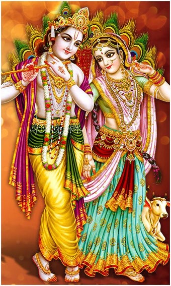 Krishna Radha Wallpaper New