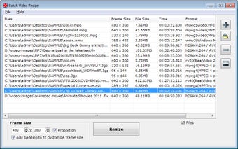 Batch Video Resizer的第0张图片