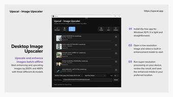 Obraz 0 dla Upscal - Image Upscaler