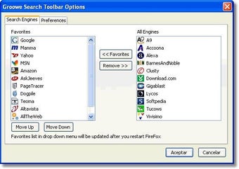 Image 0 pour Groowe Firefox Toolbar