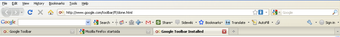 Bild 1 für Google Toolbar for Firefo…