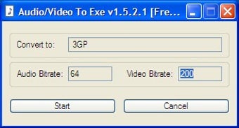 Bild 0 für Audio/Video To Exe