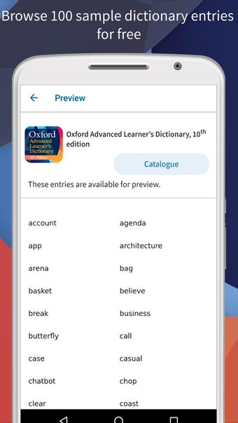 Oxford Advanced Learners Dictionary 10th edition