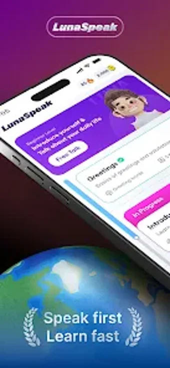 Bild 0 für LunaSpeak: AI Speaking Co…