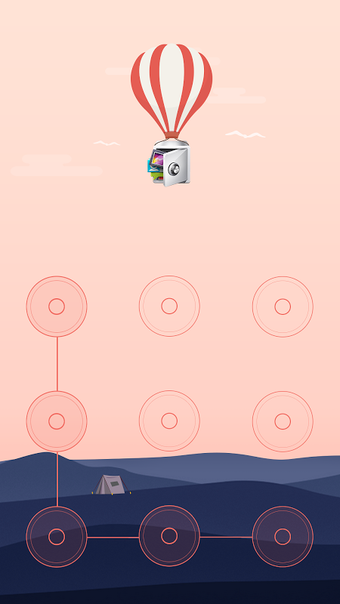 AppLock Theme BalloonRide的第0张图片