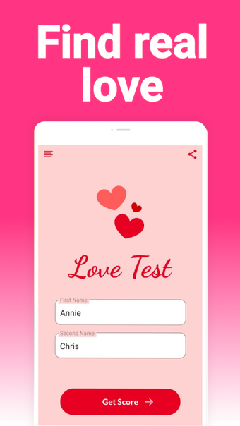 Love Tester: Real Love Test