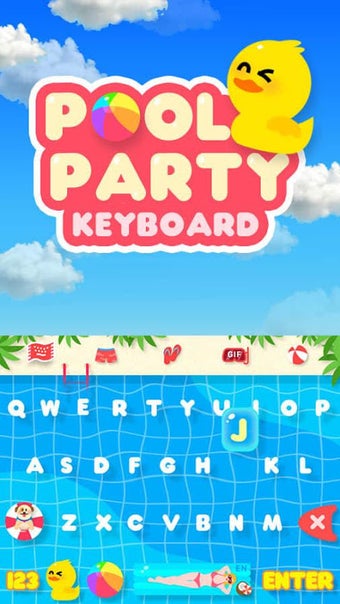 Summer Holiday Keyboard Theme