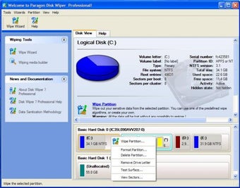 Image 0 for Paragon Disk Wiper
