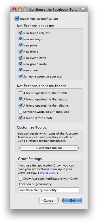 Image 0 pour Facebook Toolbar