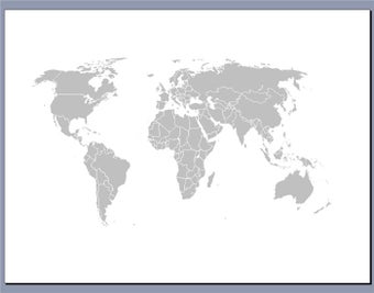 Free Editable Worldmap for Powerpoint