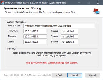 Download UltraUXThemePatcher 4.2.1 for Windows