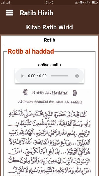 Image 0 pour Kitab Rotib & Hizib Lengk…