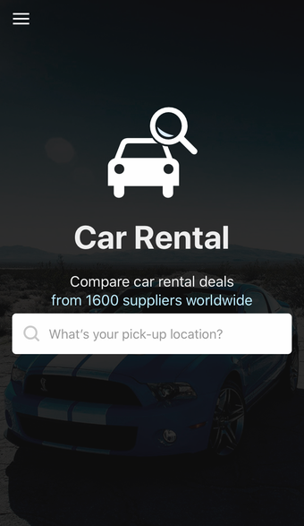 Car Rental: RentalCars 24h app