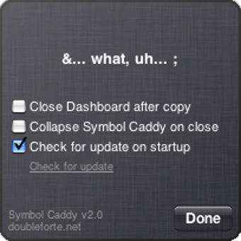 Symbol Caddy