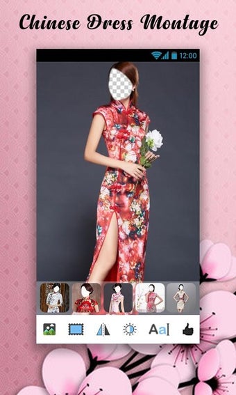 Chinese Dress Photo Montage