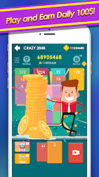 Immagine 3 per 2048 solitaire - 2048 Car…