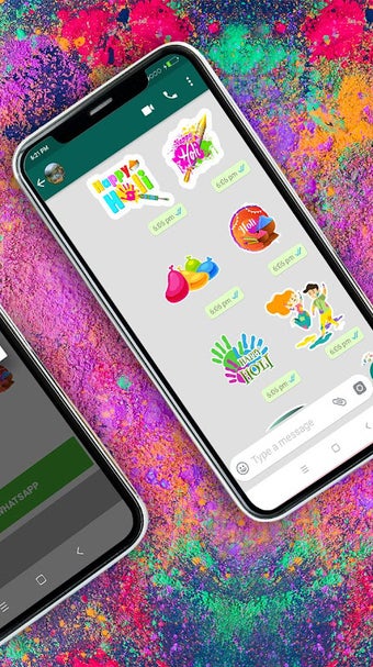 Image 0 for Holi Stickers for Whatsap…