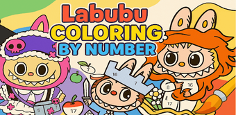 Immagine 0 per Labubu Color by Number