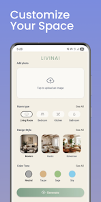 Bild 0 für Livinai - AI Home Design
