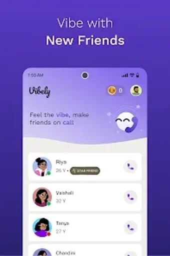 Imagen 0 para Vibely - Make new friends