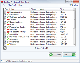 Image 0 for OperaBackup