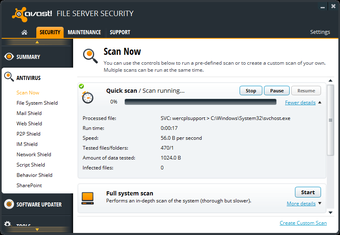 Immagine 3 per avast! File Server Securi…