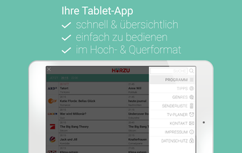 HÖRZU TV Programm als TV-App