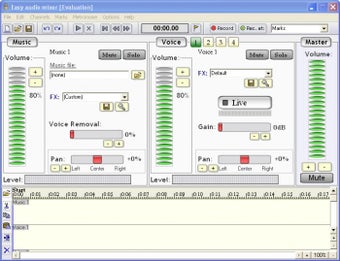 Easy audio mixer Monitor Shots 1