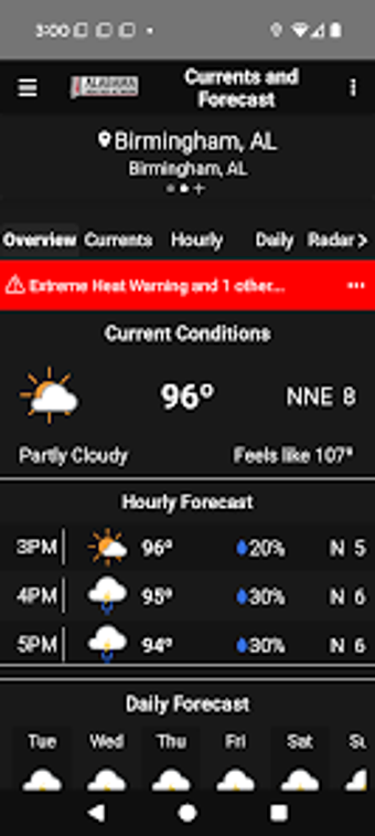 Obraz 0 dla Alabama Weather Network