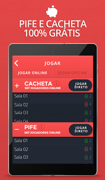 PifeON - Pife e Cacheta online