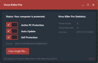 Image 0 for Virus Killer Pro