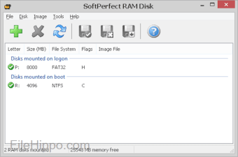 softperfect ram disk full