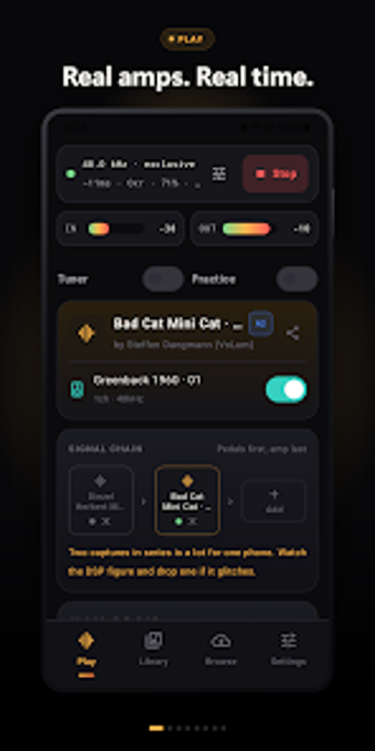Imagen 0 para Nam Droid: Guitar Amp Sim