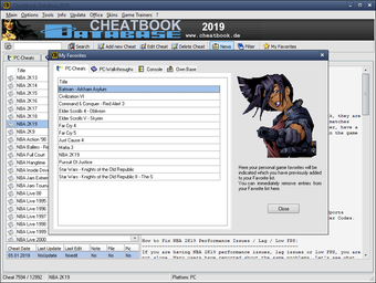 Immagine 4 per CheatBook-DataBase