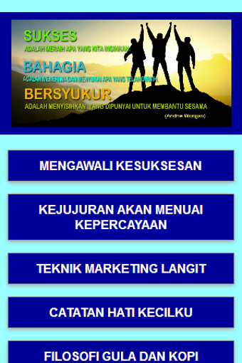 Immagine 0 per Motivasi Sukses