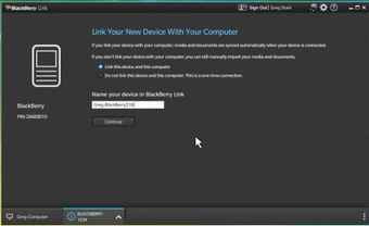 BlackBerry Link