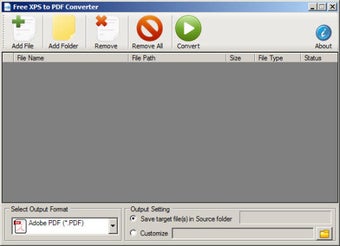 Free XPS to PDF Converter