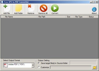 Free XPS to PDF Converter的第0张图片