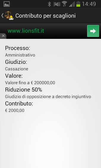 Bild 0 für Contributo Unificato