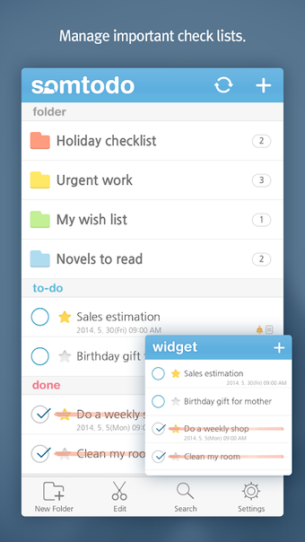 SomTodo - Task/To-do widget