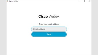 Download Video Conferences using Webex for Windows